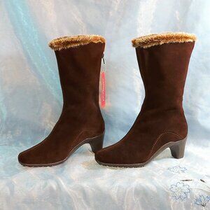 Waterproof Leather Boots by AEROSOLES Size 7.5 New